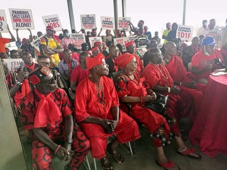 Chiefs, residents appeal for operationalisation of Empire Cement 