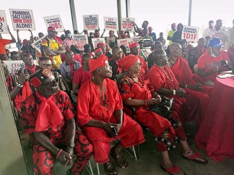 Chiefs, residents appeal for operationalisation of Empire Cement 